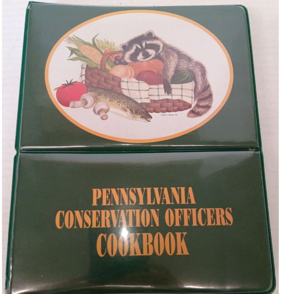 Vintage Pennsylvania Conservation Officer Cookbook Cabincore Outdoorsy Aesthetic